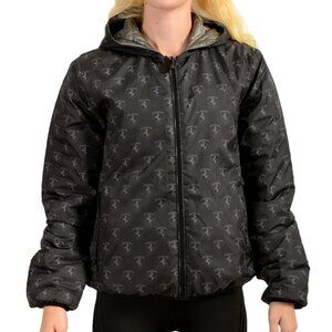 Scuderia Ferrari Women's Reversible Insulated Hooded Parka Jacket US M IT 42